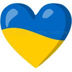 Картинка на водорозчинному папері "Україна-16 (серце)"