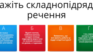 Складнопідрядне речення, його будова й засоби зв’язку в ньому.  Розділові знаки в складнопідрядному реченні.