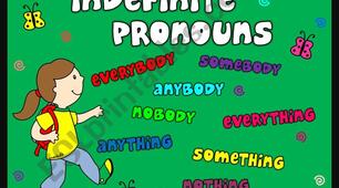 Indefinite Pronouns