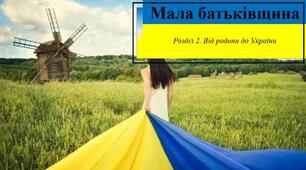 Презентація з теми: "Мала батьківщина"
