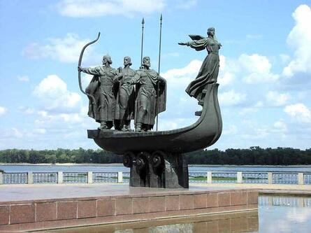 Пам'ятник засновникам Києва (на Дніпрі) в Києві
