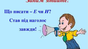 Голосні наголошені й ненаголошені. 