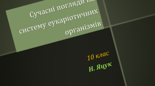 Презентація до уроку "Сучасні погляди на систему еукаріотичних організмів"