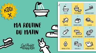 Ma routine (vocabulaire + dialogue + grammaire)