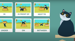 Prepositions of place ( in, in front of, next to, under, on, between)