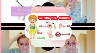 Валеологія для дітей дошкільного віку на тему: "Частини тіла"