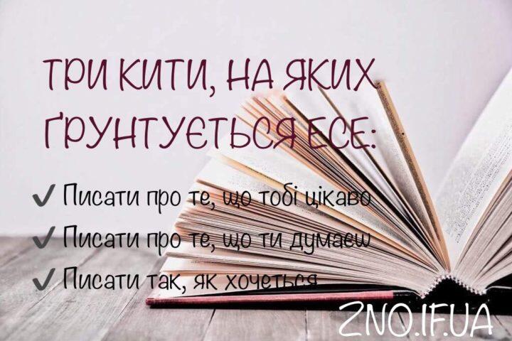 Як писати есе: корисні поради