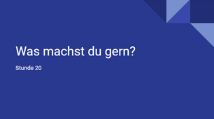 презентація для 5 класу НУШ за темою "Was machst du gern?"