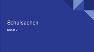 презентація для 5 класу НУШ за темою "Schulsachen"