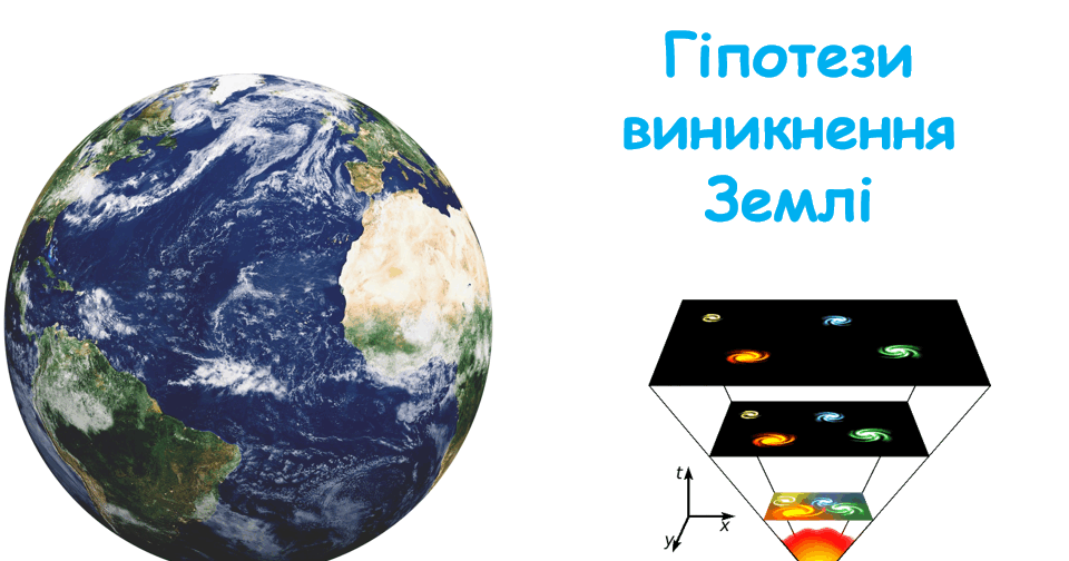 Гіпотези виникнення Землі. | Урок на 6 завдань. Пізнаємо природу