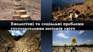 Екологічні та соціальні проблеми густозаселених регіонів світу