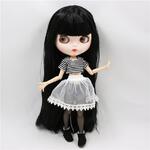 Ледяная кукла DBS blyth 1/6 bjd белая кожа для суставов тела черные волосы матовые брови для лица кукла на заказ 30 см Игрушка Аниме подарок для девочек | Игрушки и хобби | АлиЭкспресс