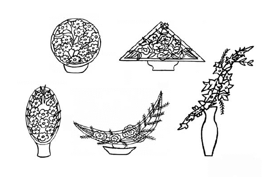 Виды цветочной композиции 2 класс шаблон. Схемы цветочных композиций. Аппликация цветов. Виды цветочной композиции 2 класс шаблон. Виды цветочной композиции 2 класс шаблон.