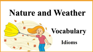 Weather. Idioms