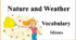 Weather. Idioms