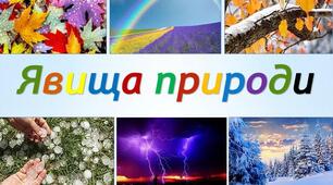 Діагностувальна робота №3 Явища природи, тіла і речовини