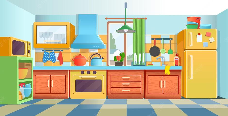 Cartoon kitchen Images | Free Vectors, Stock Photos & PSD