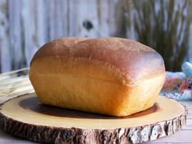 Simple Homemade White Bread {made with butter!} - Of Batter and Dough