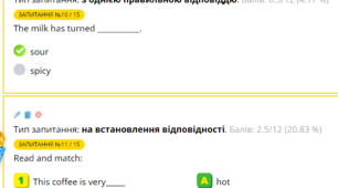 Тестування "Food and drinks Nesvit"