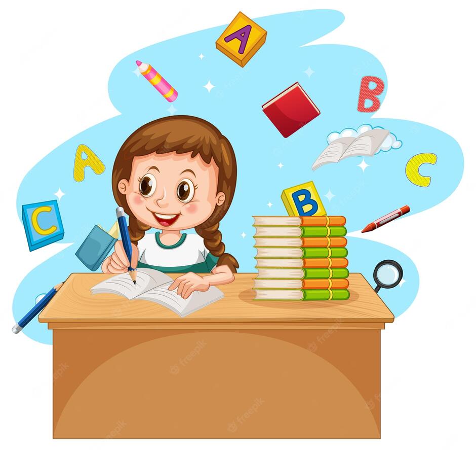 Doing homework Vectors & Illustrations for Free Download | Freepik