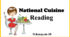 Презентація "National Cuisine. Reading"