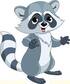 крошка енот рисунок Рисунки диких зверей #yandeximages | Cute cartoon animals, Cartoon animals, Cartoon drawings