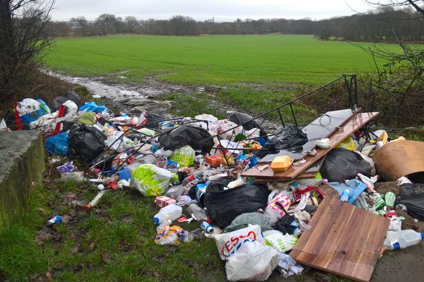 Man fined almost £1,200 after largest case of fly-tipping a council has  ever seen... letters with his name on were dumped - Manchester Evening News