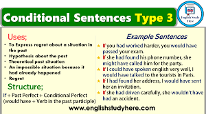 Conditional sentences II