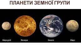 Тест "Планети земної групи"