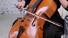 détail d'un violoncelle joué par une femme 2932406 Banque de photos