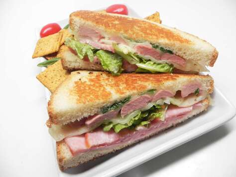 Mizuna, Cheese, and Sausage Sandwich Toast Recipe