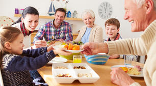 What do I and my guests have for the supper