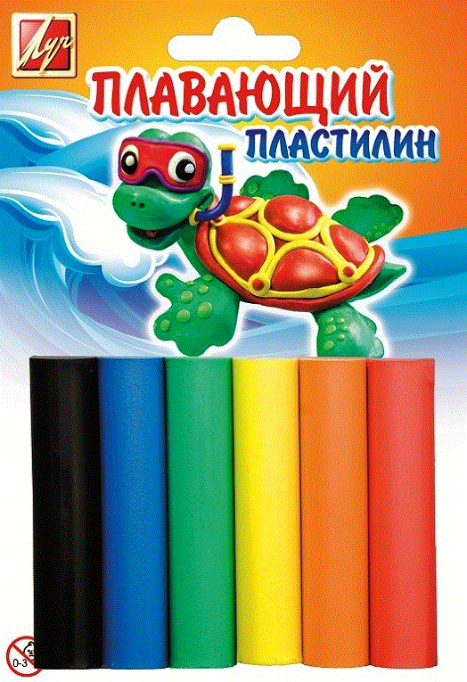 Пластилин плавающий, 6 цветов от Луч, 22С1430-08 - купить в  интернет-магазине ToyWay.Ru
