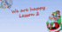 Презентація "We are happy. Lesson 2"