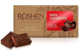 Купити Шоколад Roshen чорний 56% ВКФ 90г /22шт, $Ціна Шоколад Roshen чорний 56% ВКФ 90г /22шт ⚡Інтернет магазин Папірус
