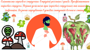 "Симптоми харчового отруєння. Отруйні рослини і гриби. Профілактика харчових отруєнь. Перша допомога при харчових отруєннях та кишкових інфекціях. Безпека харчування в умовах ситуацій воєнного стану"