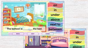 Інтерактивна презентація "Interactive Prepositions of Place Game"