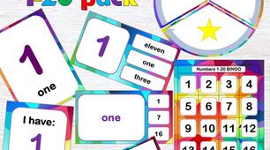 Набір ігор "Numbers 1 - 20 Pack"