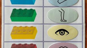 Серія ігор з LEGO           «ШІСТЬ ЦЕГЛИНОК»   Гра  : «Що робить, який(яка,яке), скільки»