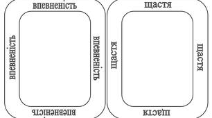МАК, картки-рамки з назвами емоцій та емоційних станів