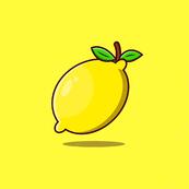Premium Vector | Lemon illustration lemon with leaves cartoon illustration fresh lemon fruit vector illustration