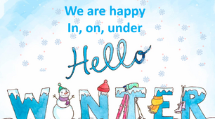 Презентація "We are happy. In, on, under"