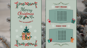 [НУШ] Шаблон проєкту "Christmas Party" (із використанням ресурсу Canva)