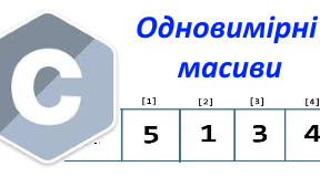 Мова програмування С. Масиви. Обробка масивів.