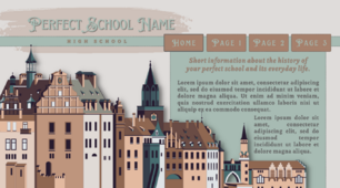 Шаблон проєкту "My Perfect School" (із використанням ресурсу Canva)