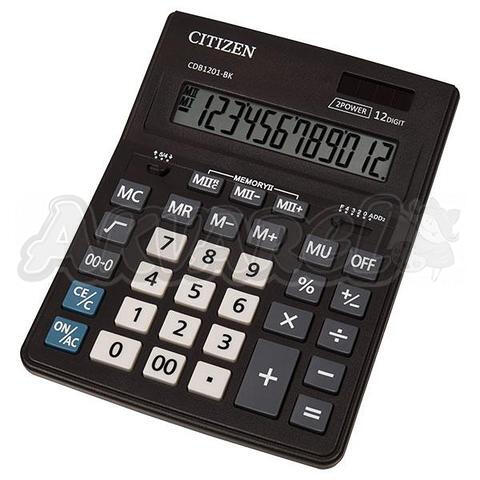 Калькулятор CITIZEN CDB-1201 BK купить, низкая цена | Калькуляторы, электронные устройства в Киеве, Харькове, Днепре, Одессе