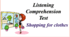 Listening Comprehension Test