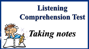 Listening Comprehension Test