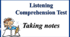 Listening Comprehension Test
