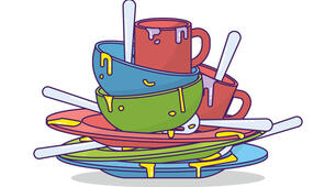 The man who didn't wash his dishes 
